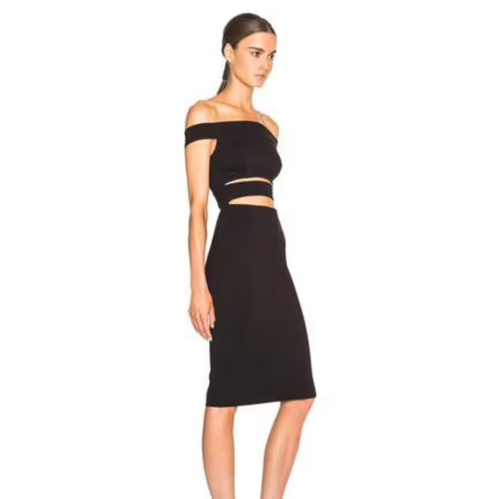 Nicholas off the shoulder cut out dress - Picture 2 of 7